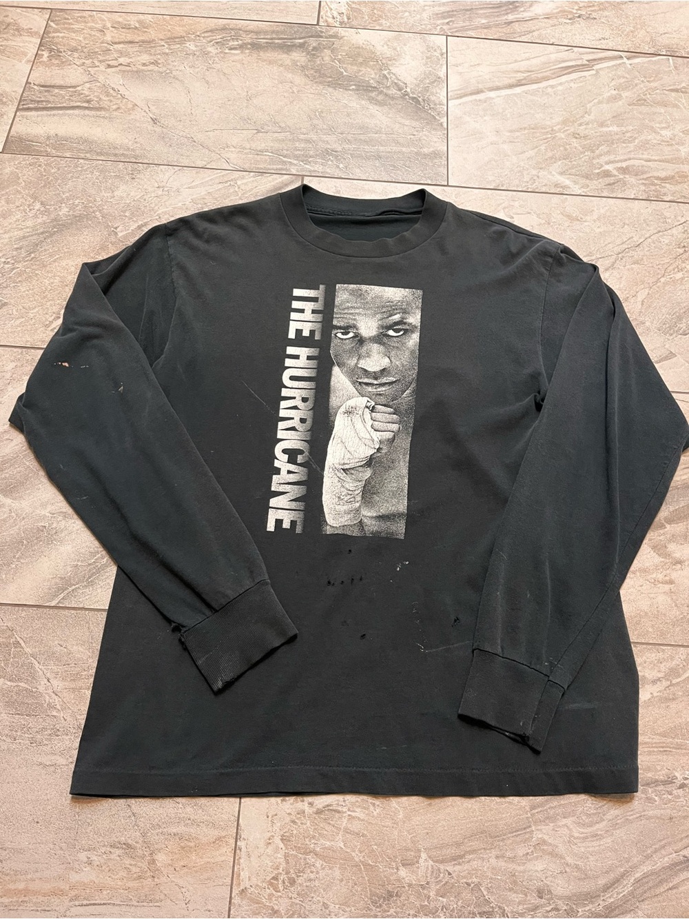 1990s The Hurricane Movie promotional long-sleeve (starring Denzel Washington)